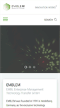 Mobile Screenshot of embl-em.de